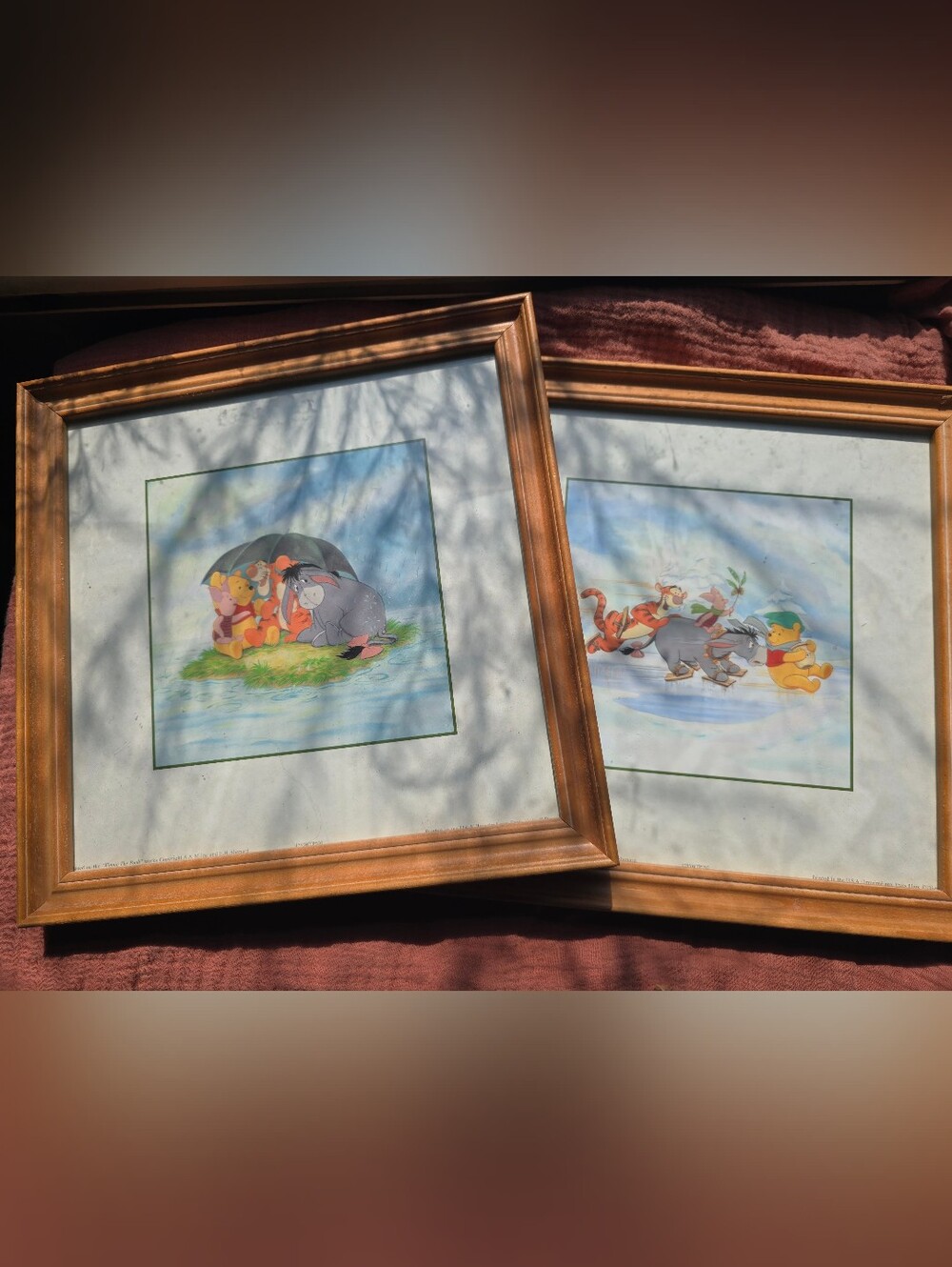 Vintage Disney Winnie The Pooh The Four Seasons Themed Prints